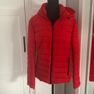 Guess Red Puffer Jacket